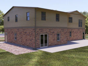 single family house 3D Model