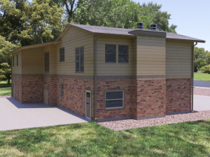 single family house 3D 모델