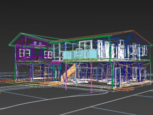 single family house 3D 모델