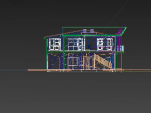 single family house 3D Model