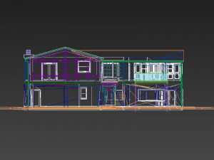 single family house 3D 모델
