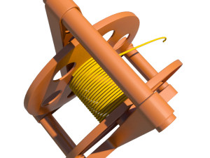 general - industrial cord reel 3D-Modell