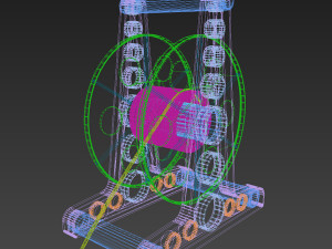 general - industrial cord reel 3D-Modell