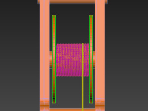 general - industrial cord reel 3D-Modell