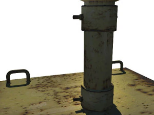 ocean explosive mine collection 3D Model