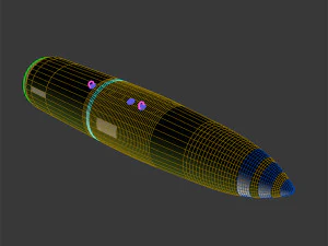 ocean explosive mine collection 3D Model
