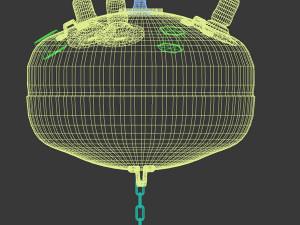 ocean explosive mine collection 3D Model