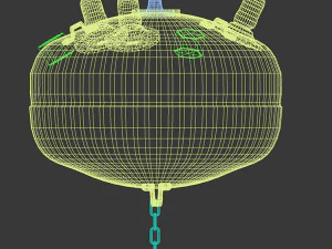 ocean explosive mine collection 3D Model
