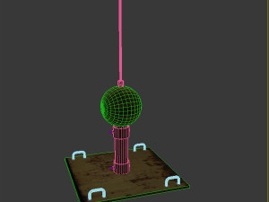 ocean explosive mine collection 3D Model