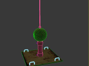 ocean explosive mine collection 3D Model