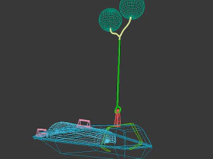 ocean explosive mine collection 3D Model