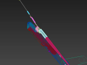 Sonar towfish and magnetometer 3D Model