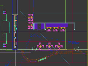 papa johns aiport store - restaurant Modelo 3D