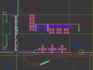 loja do aeroporto papa johns - restaurante Modelo 3D