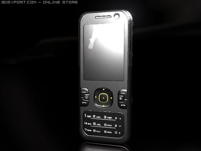 mobile phone 3D Model .c4d .max .obj .3ds .fbx .stl .blend 