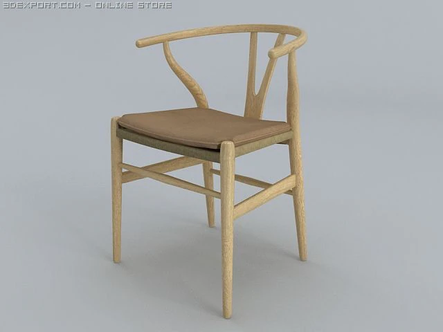 wegner y chair 3D Model .c4d .max .obj .3ds .fbx .stl .blend 