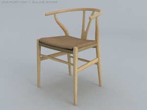 wegner y chair 3D Model
