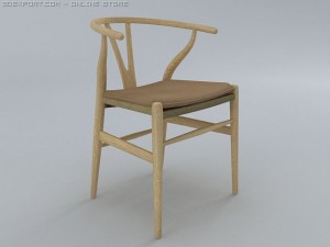 wegner y chair Modelo 3D