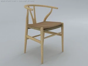 wegner y chair 3D Model