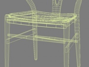 wegner y chair Modelo 3D