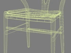 wegner y chair 3D Model
