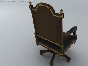 work armchair Modelo 3D
