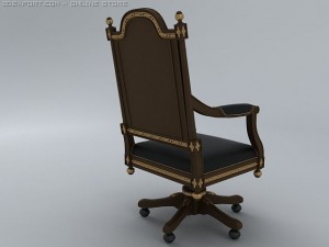 work armchair Modelo 3D