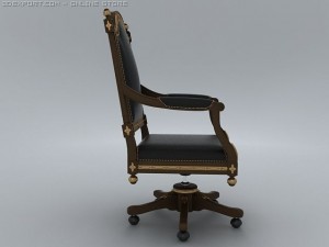 work armchair Modelo 3D