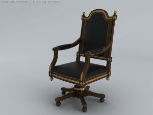 work armchair Modelo 3D