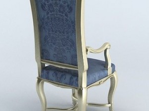 armchair dinning Modello 3D