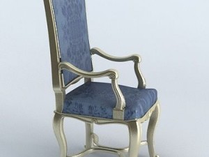 armchair dinning Modello 3D