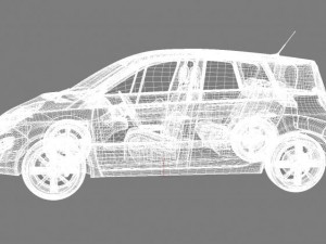 renault scenic 3D Model