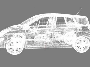 renault scenic 3D Model