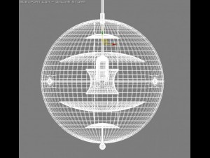 vp globe lamp 3D Model