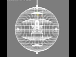 vp globe lamp 3D Model