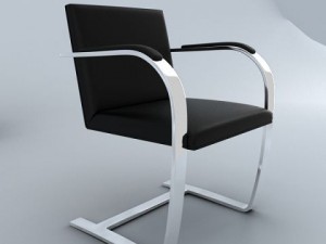 brno chair Modelo 3D