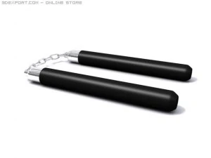 nunchaku 3D Model