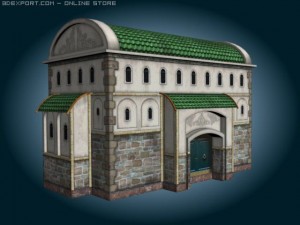 fantasy bank 3D Модель