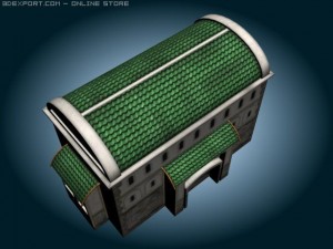 fantasy bank 3D-Modell