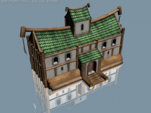 fantasy sawmill 3D Model
