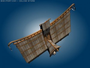 fantasy carpenterhall 3D Модель