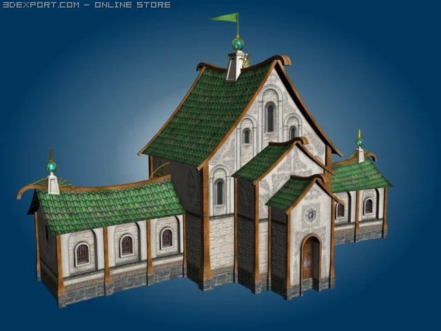 fantasy shop 3D Model .c4d .max .obj .3ds .fbx .stl .blend 