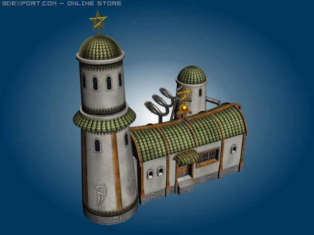 fantasy alchemichall 3D Model .c4d .max .obj .3ds .fbx .stl .blend