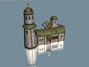 fantasy alchemichall 3D Model