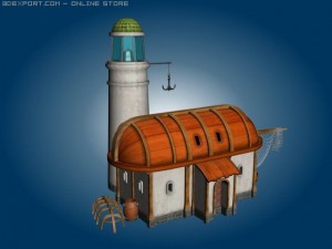fantasy lighthouse 3D Модель