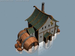 fantasy pothouse 3D मॉडल