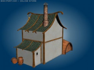 fantasy pothouse 3D मॉडल