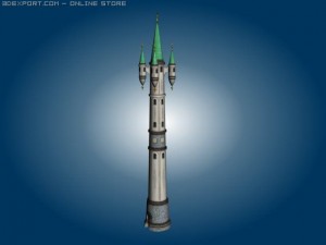 fantasy magetower 3D Модель