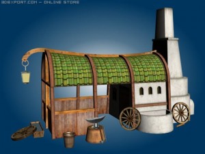 fantasy workshop 3D Модель