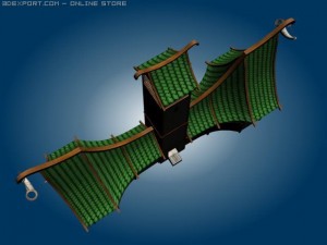 fantasy post 3D Модель